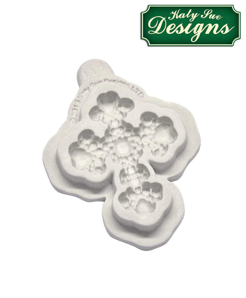 Beaded Cross Silicone Mould