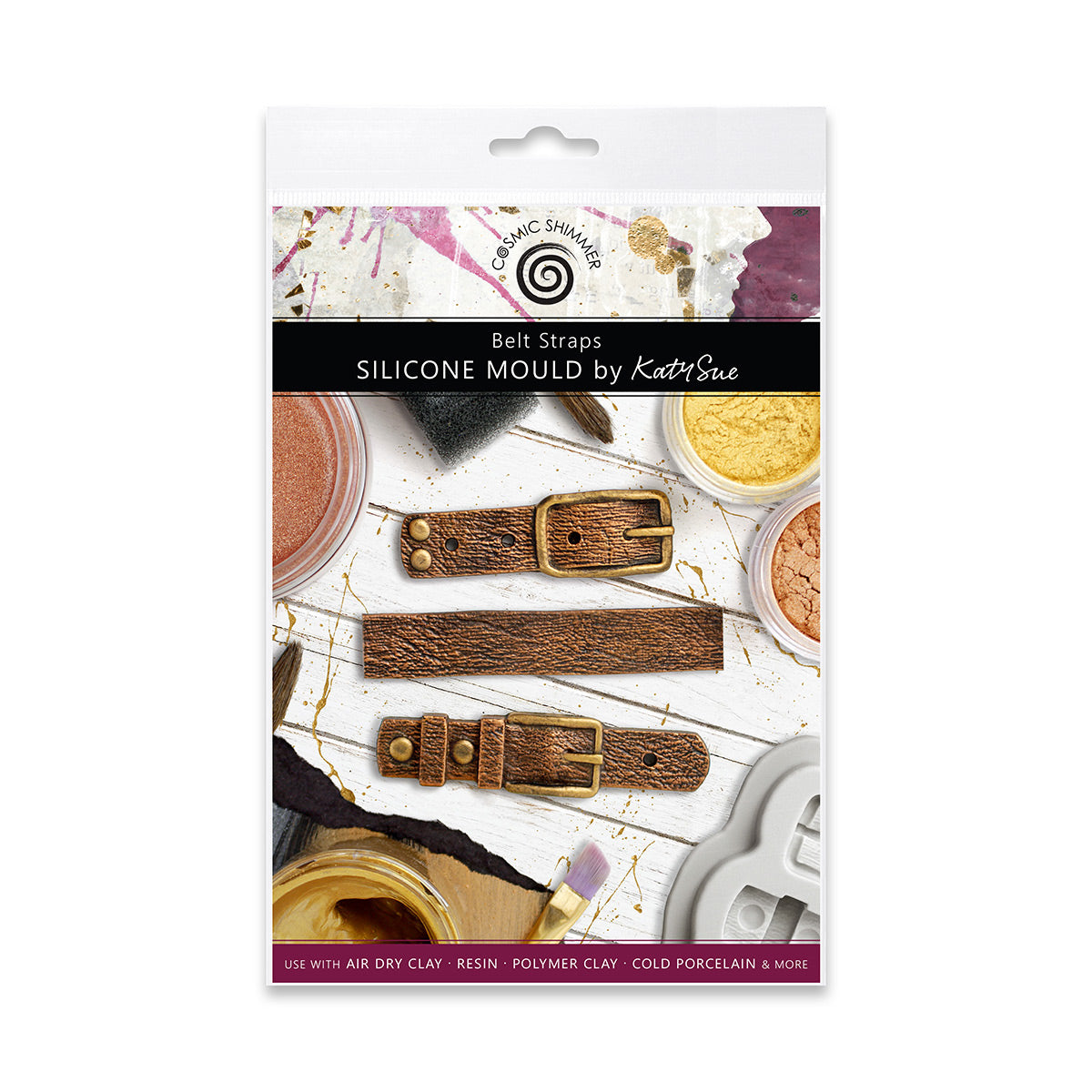 Cosmic Shimmer Belt Straps Silicone Mould