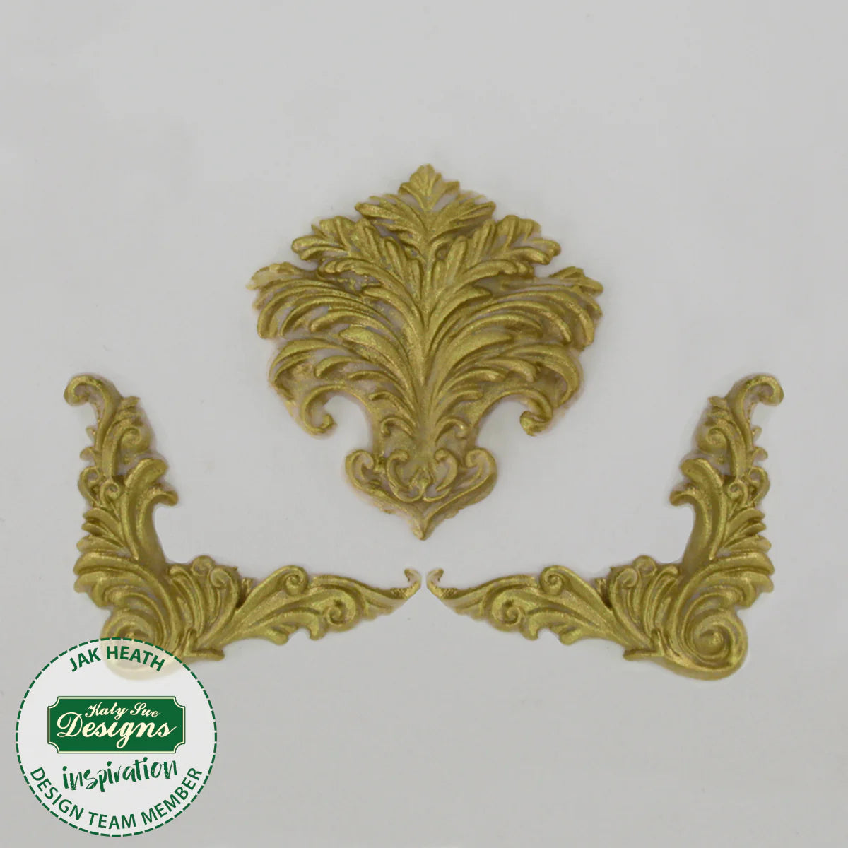 Rococo Corners & Crest Silicone Mould