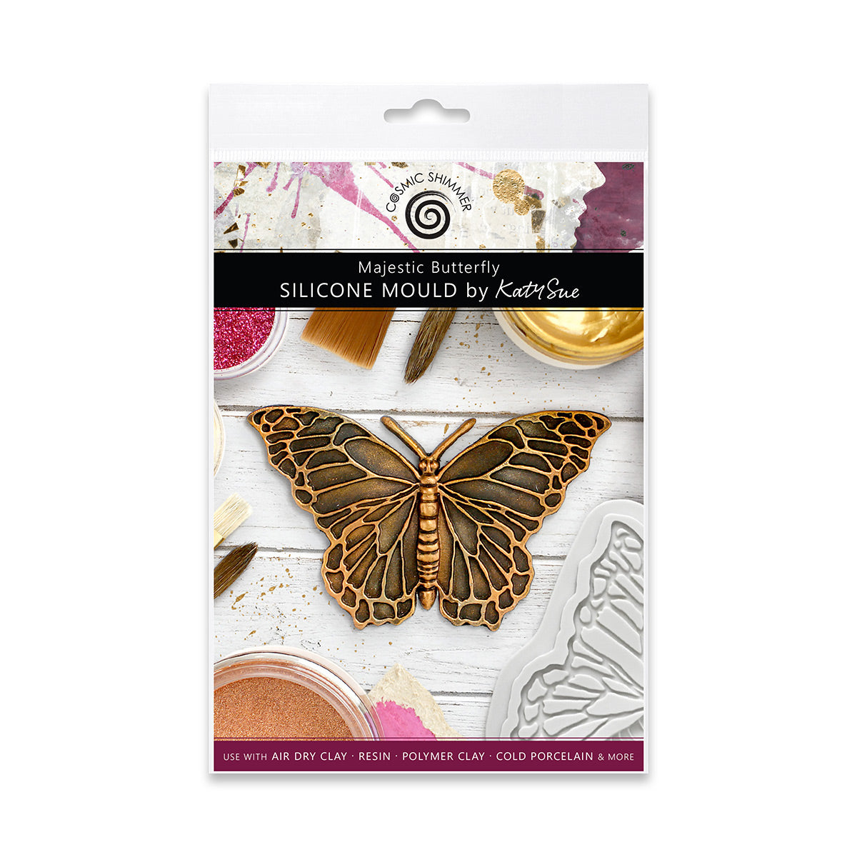 Cosmic Shimmer Majestic Butterfly Silicone Mould