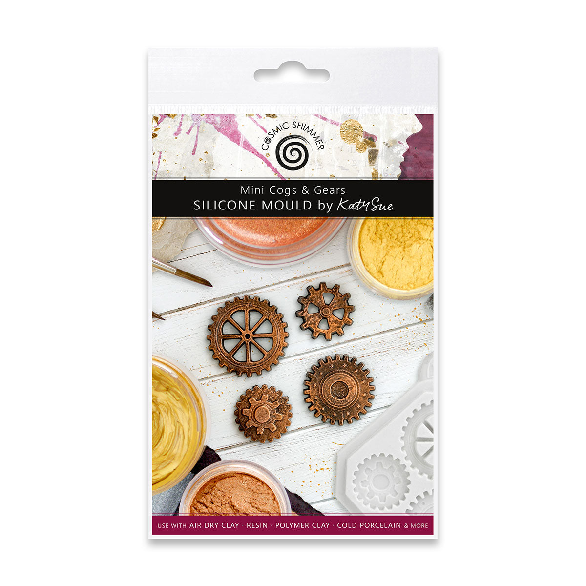 Cosmic Shimmer Mini Cogs and Gears Silicone Mould