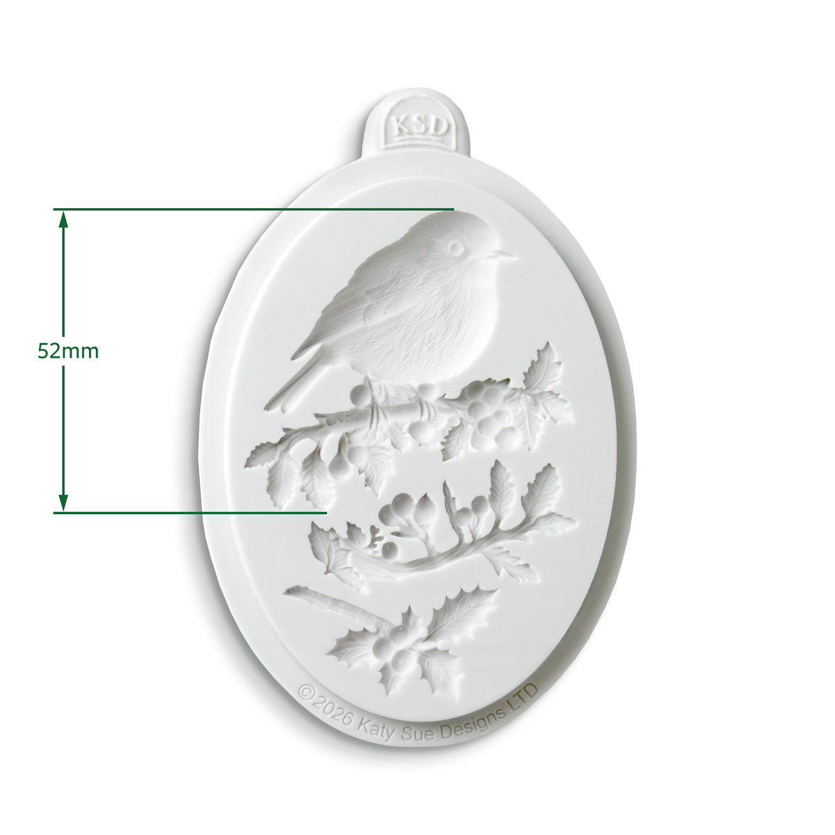 Cosmic Shimmer Winter Robin Silicone Mould