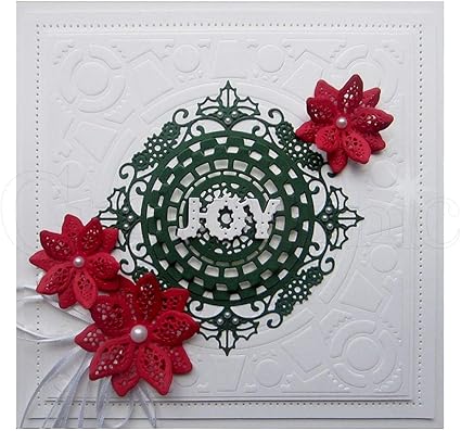 Creative Expressions Sue Wilson Festive Industrial Chic Poinsettia Craft Die