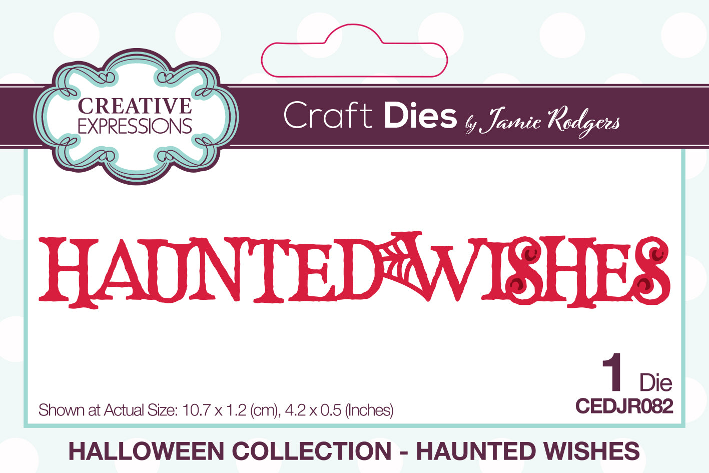 Creative Expressions Jamie Rodgers Halloween Haunted Wishes Craft Die