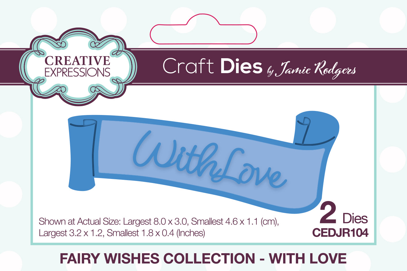 Creative Expressions Jamie Rodgers Fairy Wishes With Love Craft Die