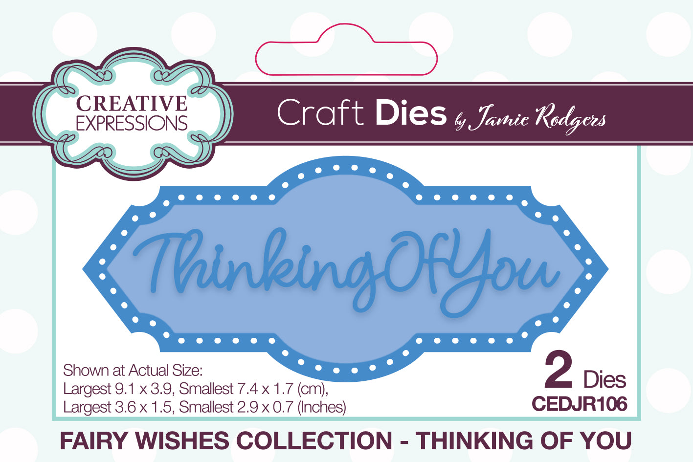 Creative Expressions Jamie Rodgers Fairy Wishes Thinking Of You Craft Die