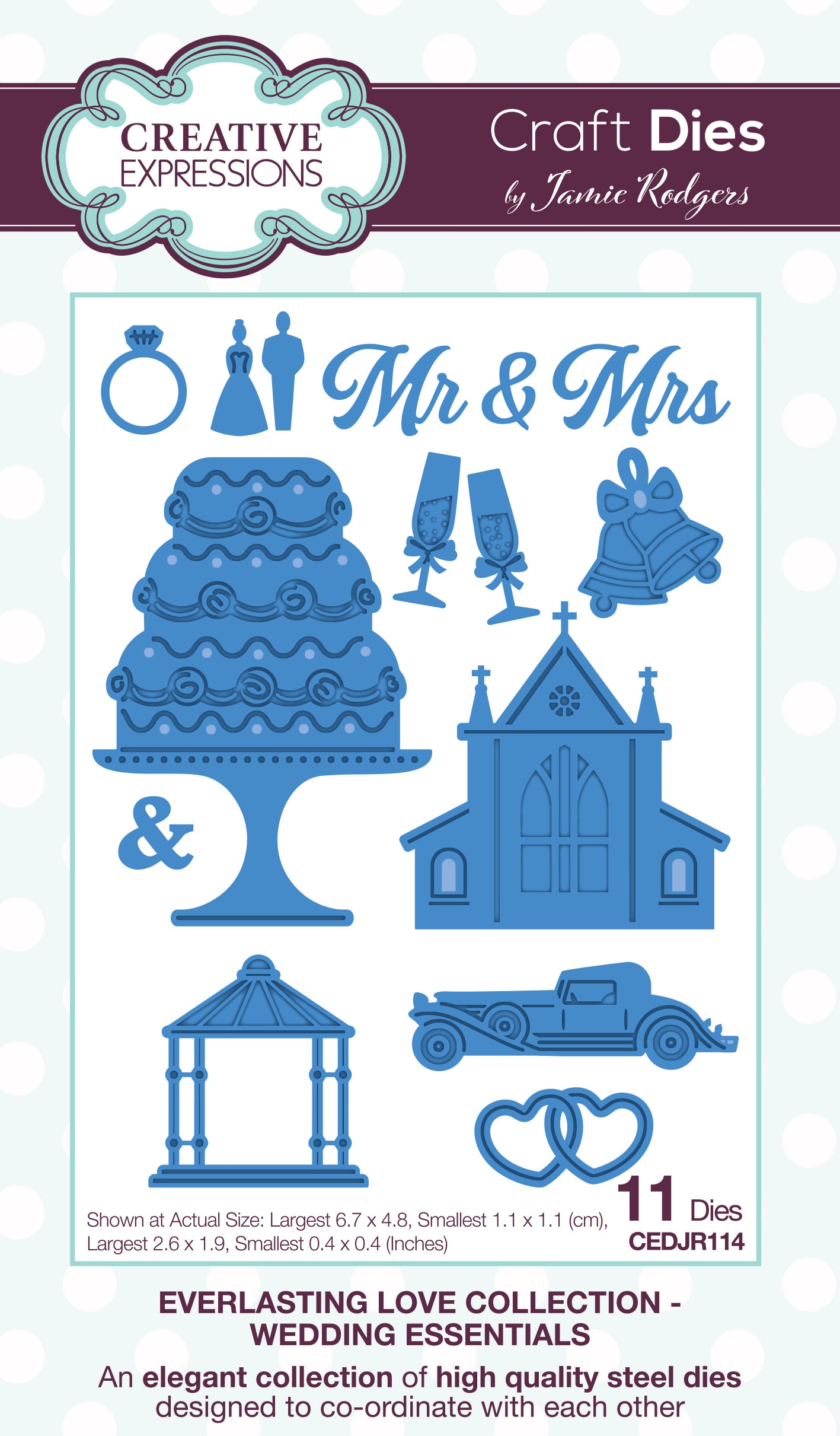 Jamie Rodgers Wedding Die Set