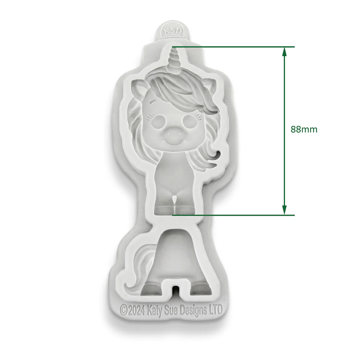 Katy Sue Easy Stand Unicorn Silicone Mould