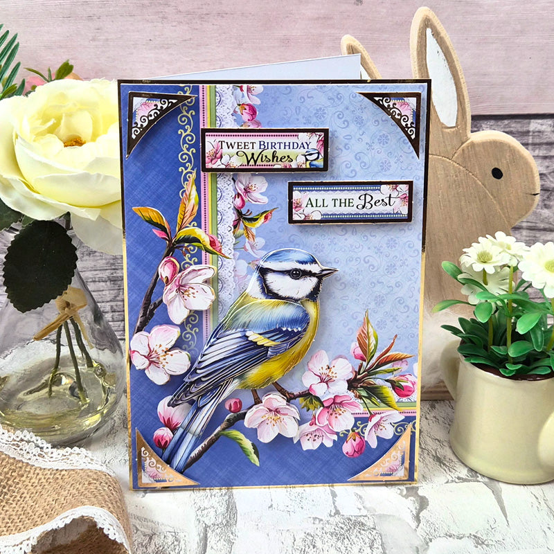 Spring Cheer Deco-Large Set - Beautiful Blue Tit