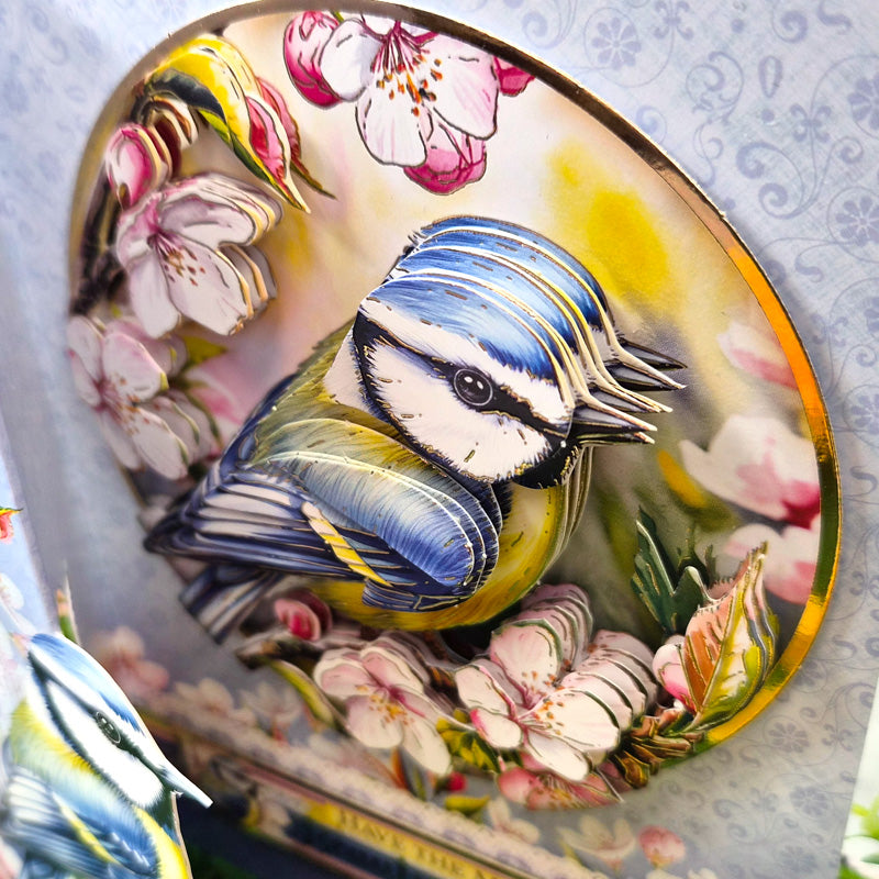Spring Cheer Deco-Large Set - Beautiful Blue Tit