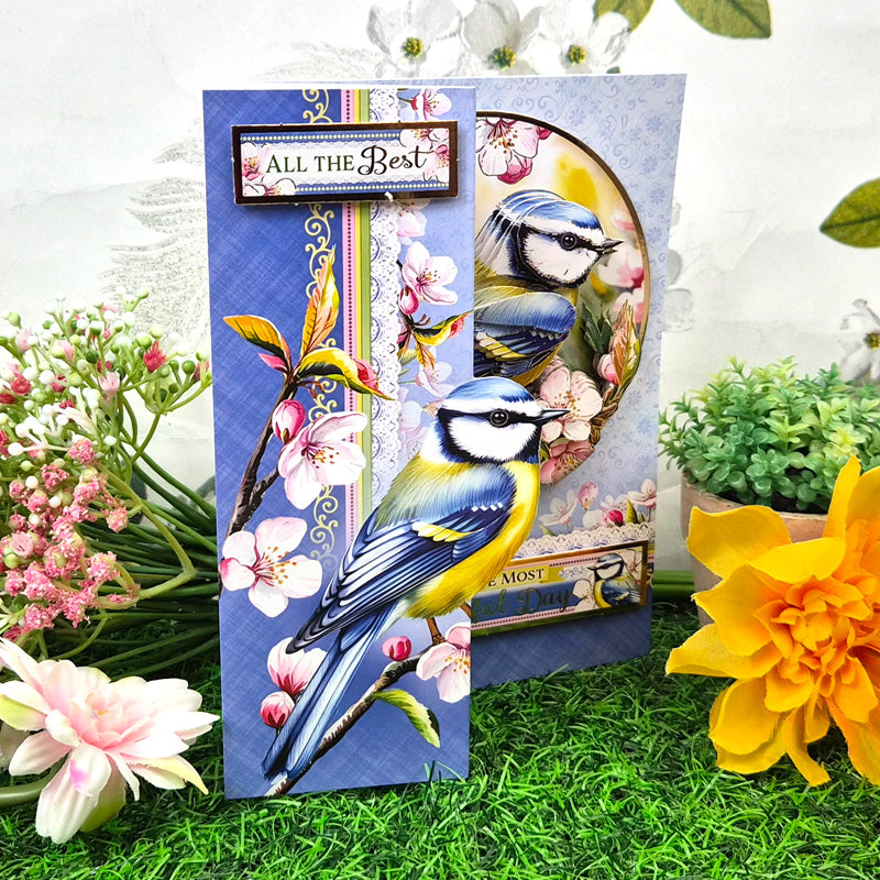 Spring Cheer Deco-Large Set - Beautiful Blue Tit