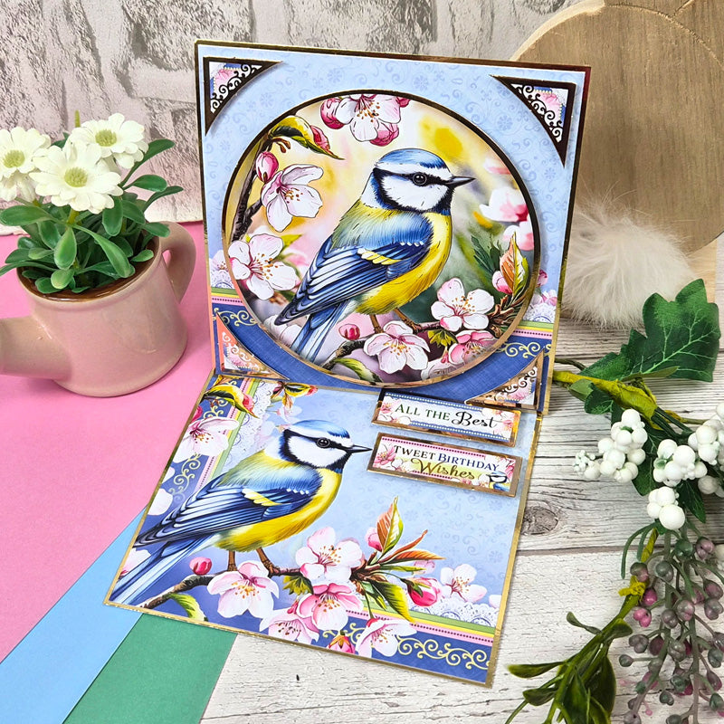 Spring Cheer Deco-Large Set - Beautiful Blue Tit