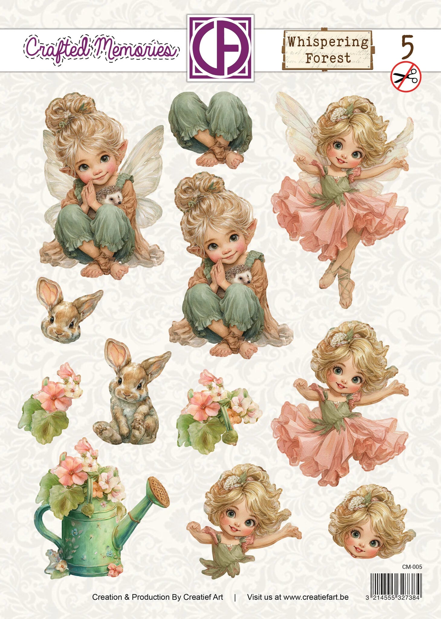 Creatief Art - 3D Die-Cut Sheet - Whispering Forest 05