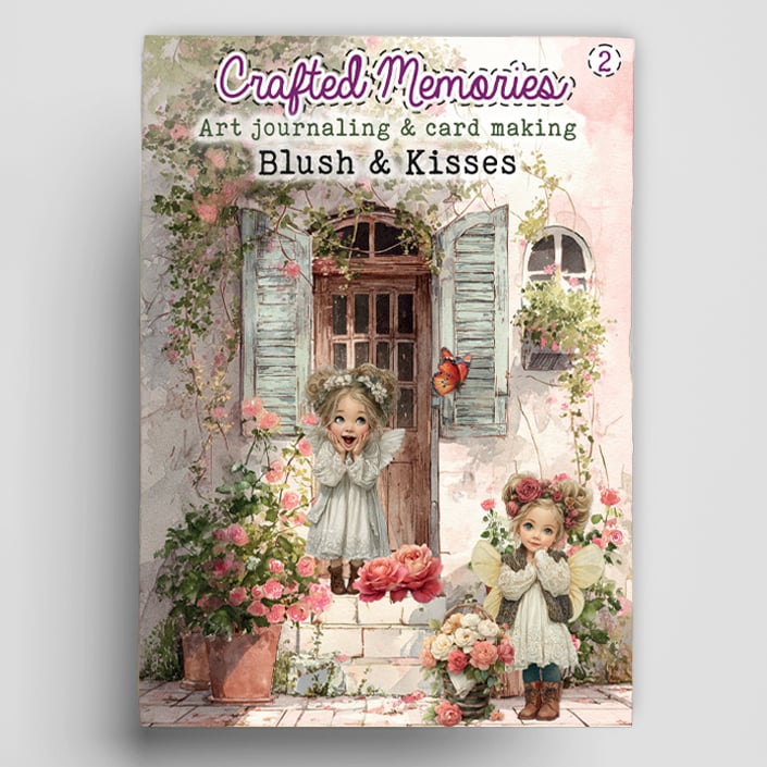 Creatief Art - Art Journaling & Cardmaking Book - Blush and Kisses