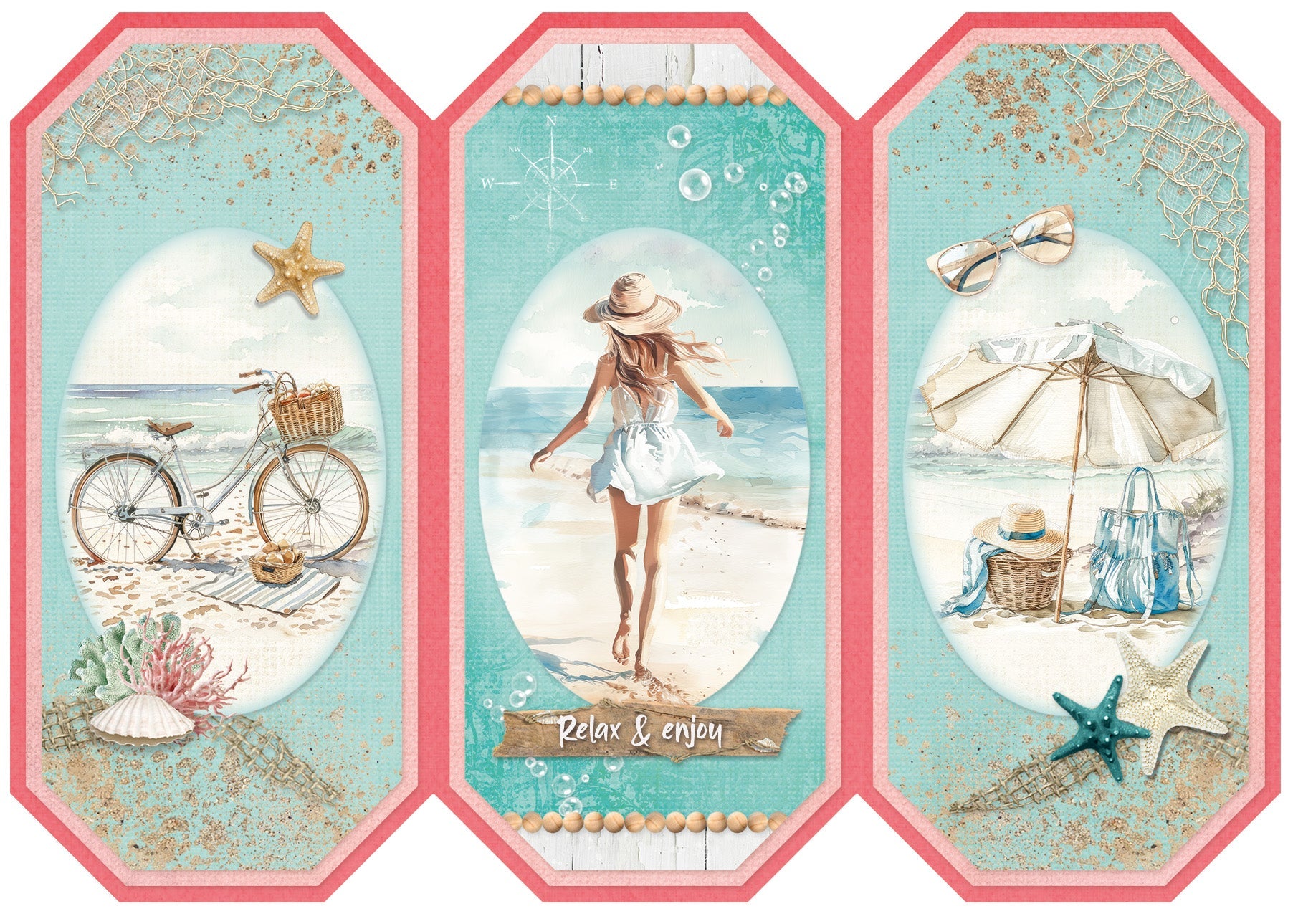 SL Card Making Pad Summer Celebration Essentials 14 Sheets