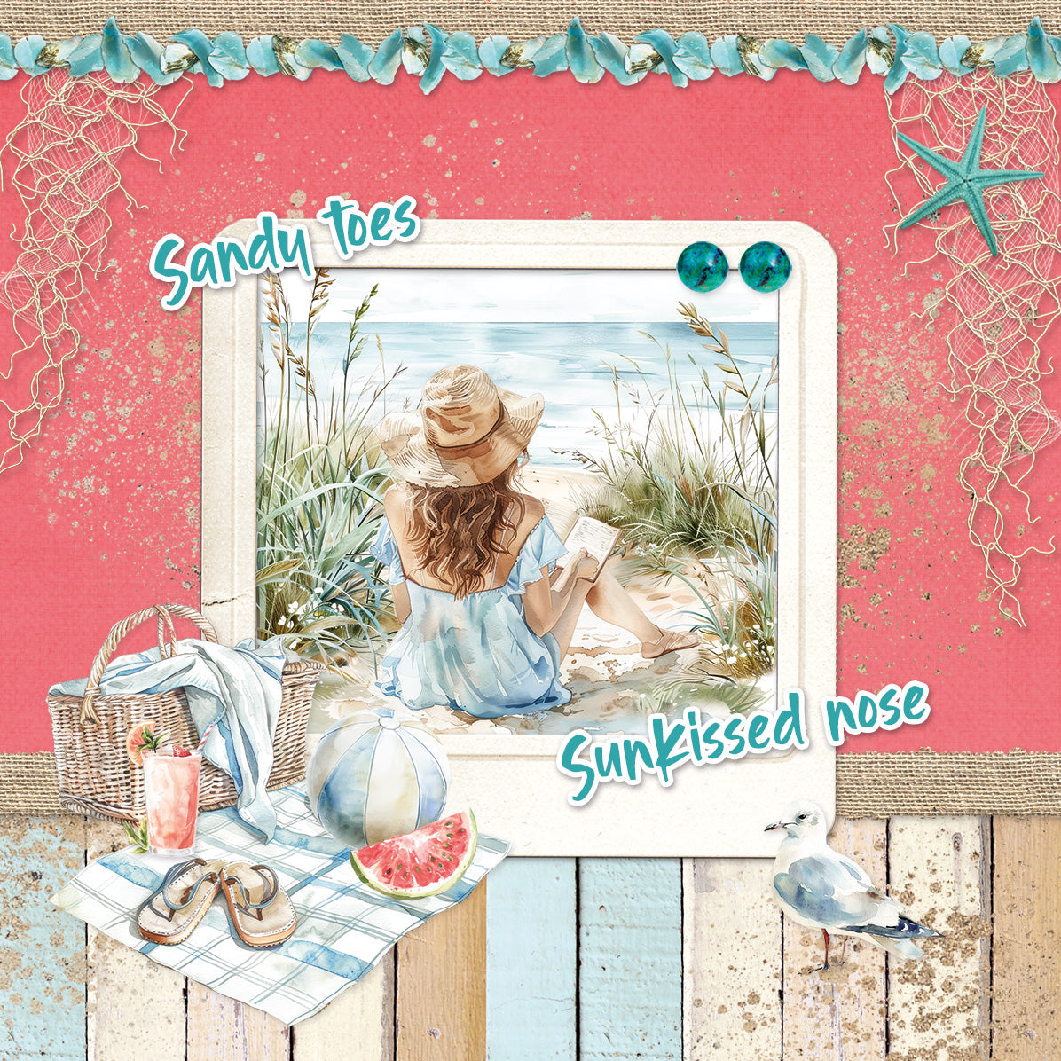 SL Card Making Pad Summer Celebration Essentials 14 Sheets