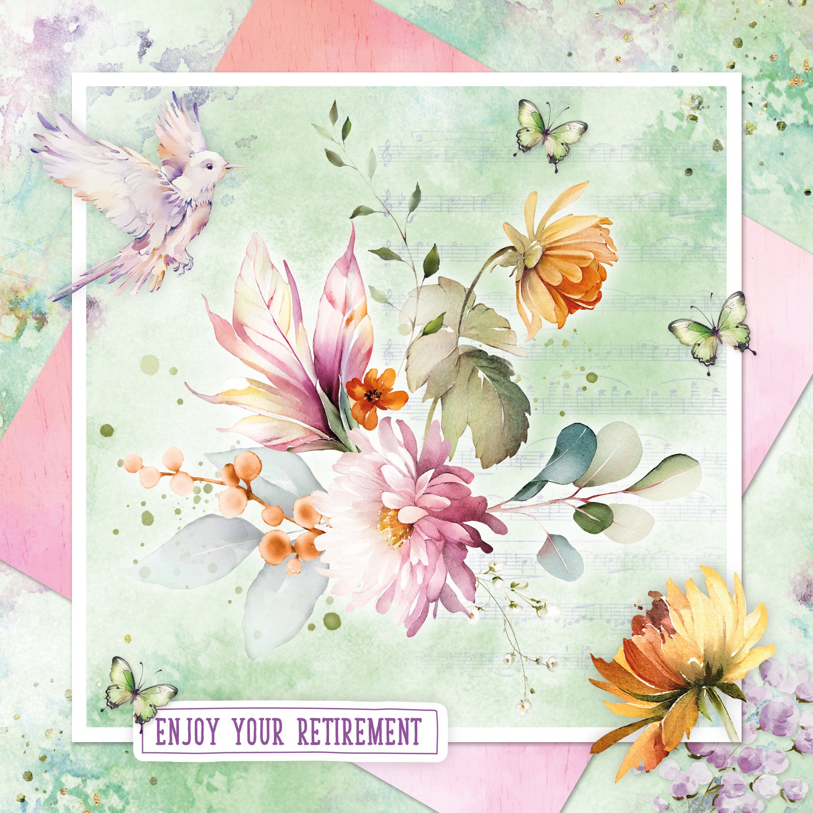 SL Card Making Pad Flowers Essentials 14 Sheets