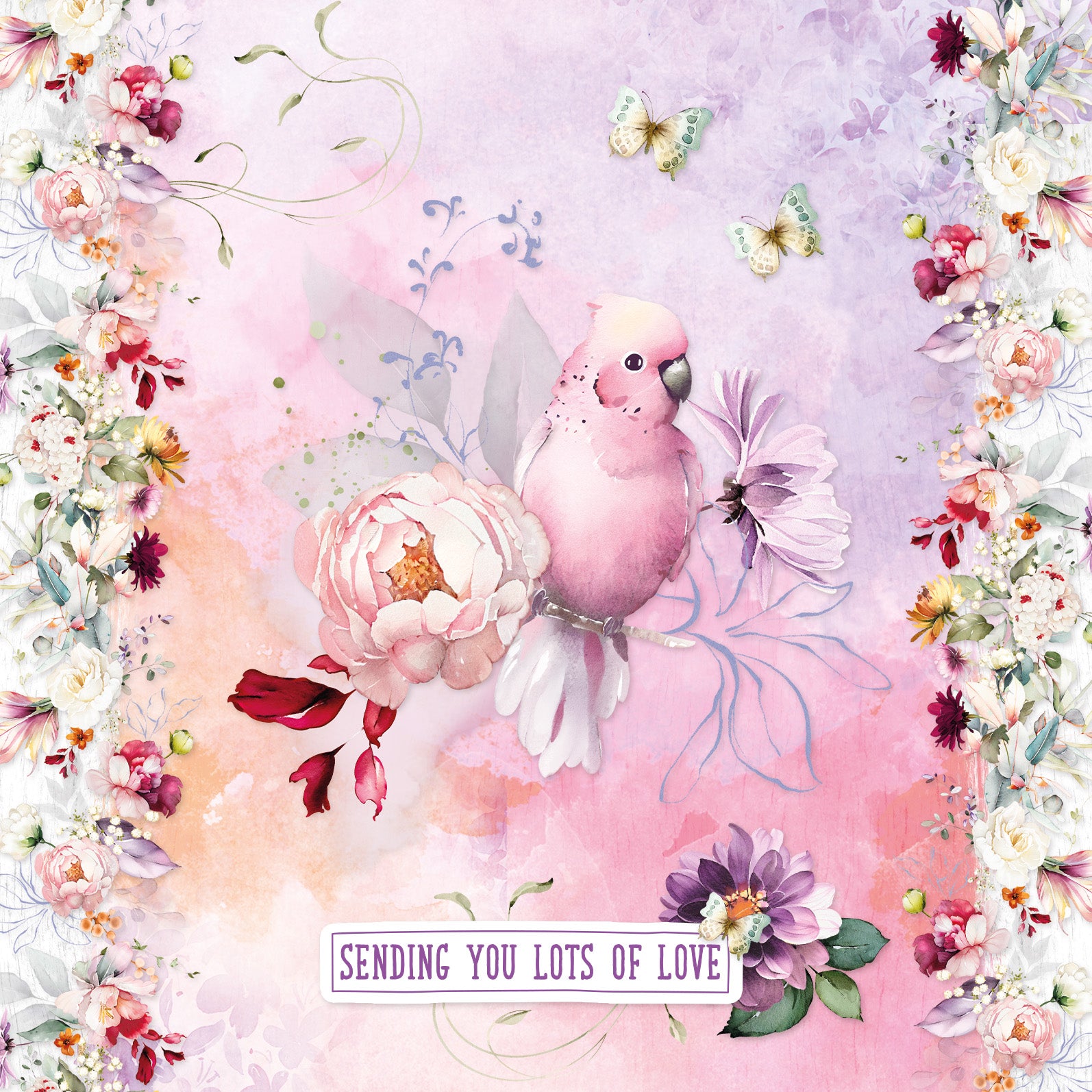 SL Card Making Pad Flowers Essentials 14 Sheets