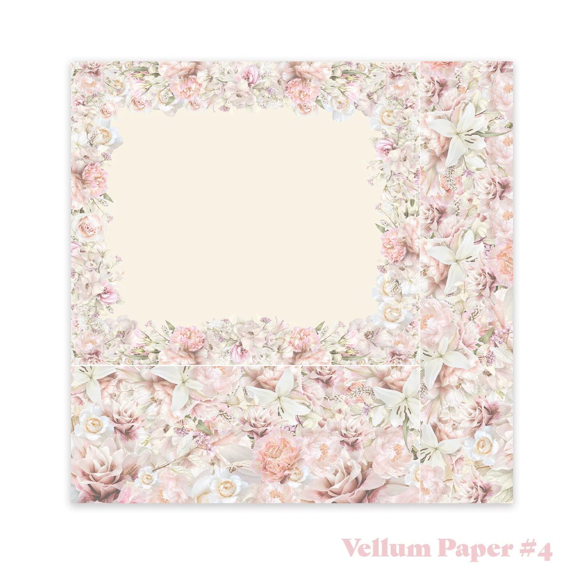 Vintage Tea Collection - 8in x 8in Vellum Paper