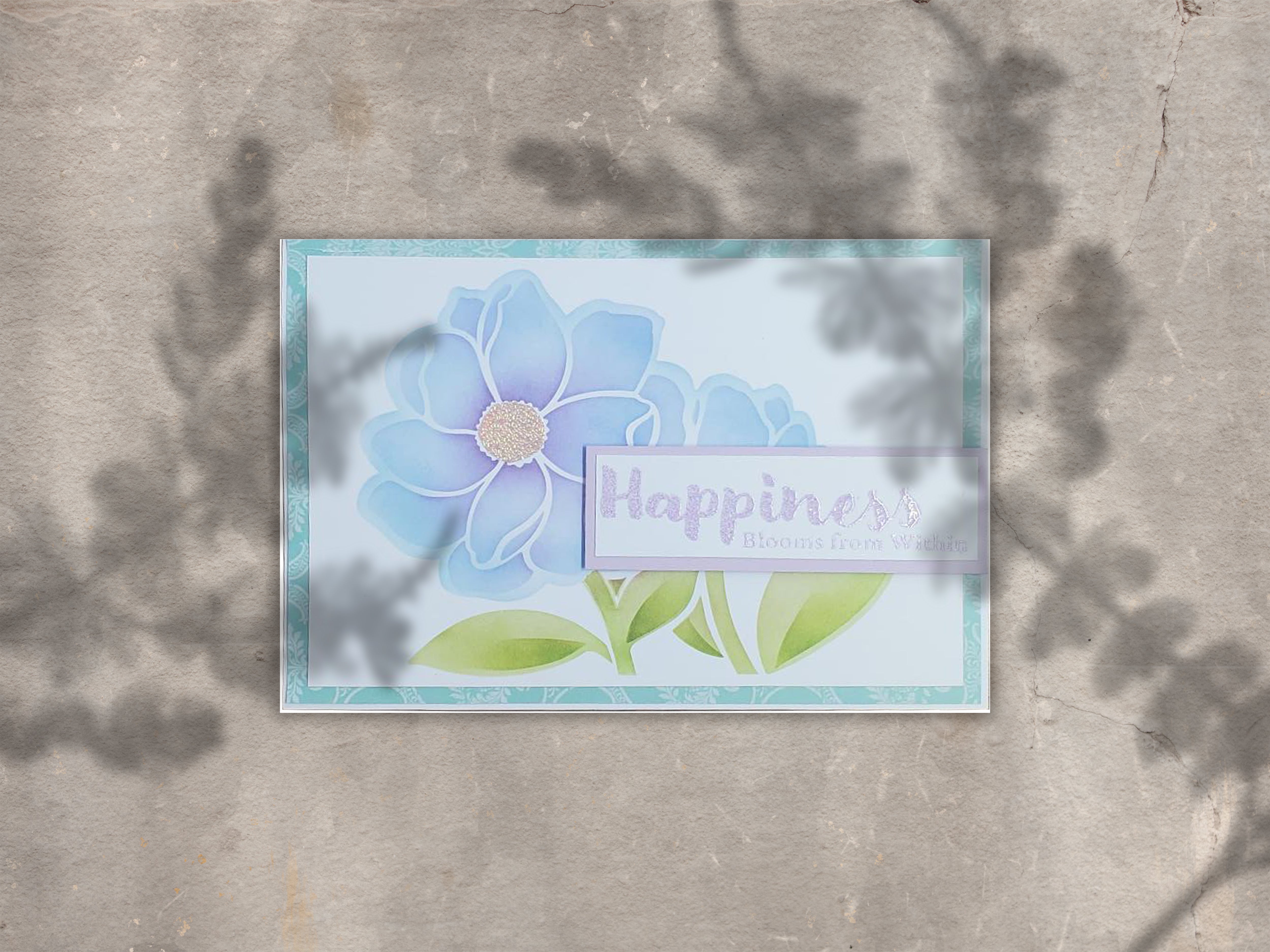 Floral Sentiments Acrylic Photopolymer Stamp Set (10pc)