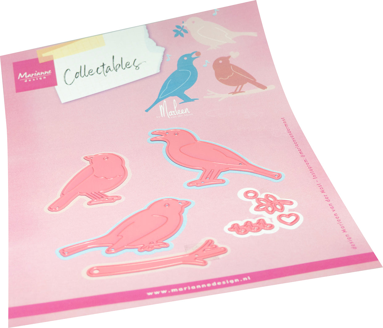Marianne Design Collectables Die - Birds by Marleen