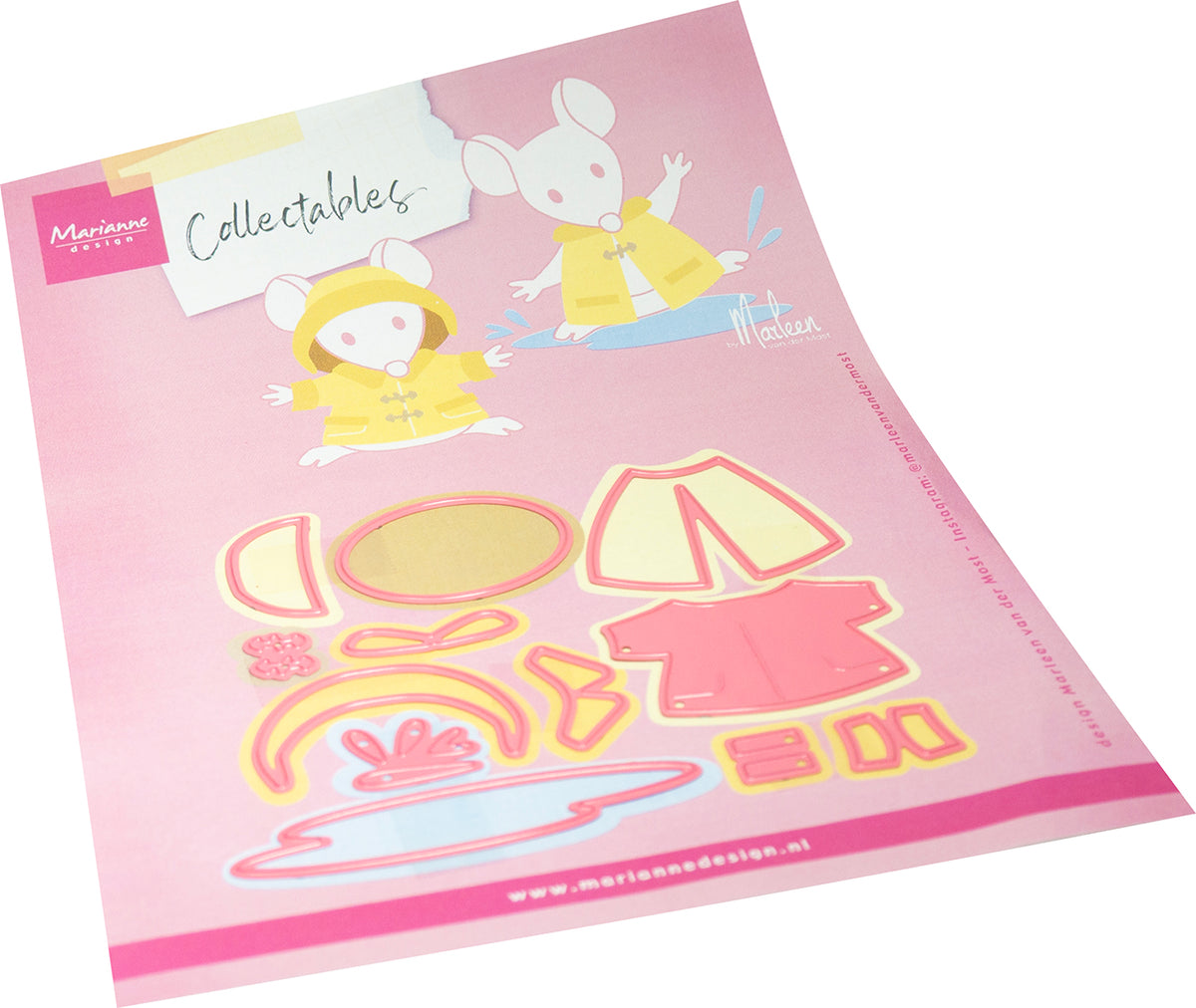 Marianne Design Collectables Die - Rain Accessories By Marleen