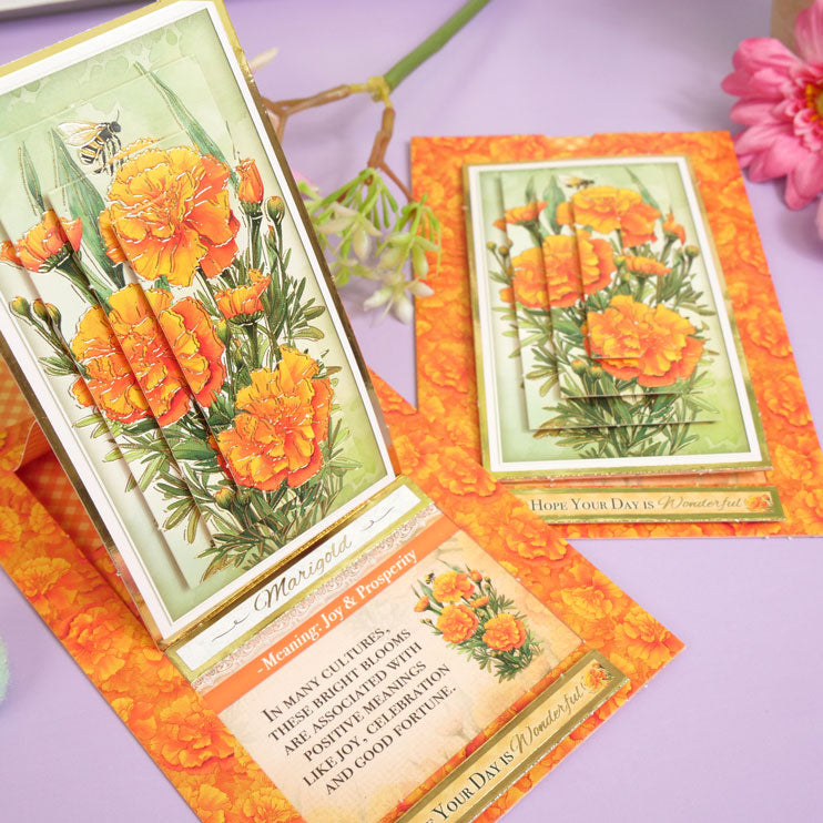 Floral Easel Reveal Concept Card Kit