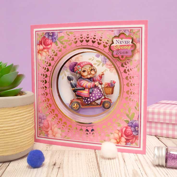 Delightful Golden Oldies Decoupage Card Kit