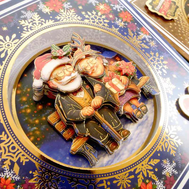 Delightful Golden Oldies Festive Fun Decoupage Card Kit