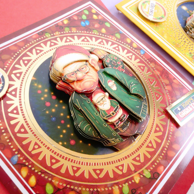 Delightful Golden Oldies Festive Fun Decoupage Card Kit