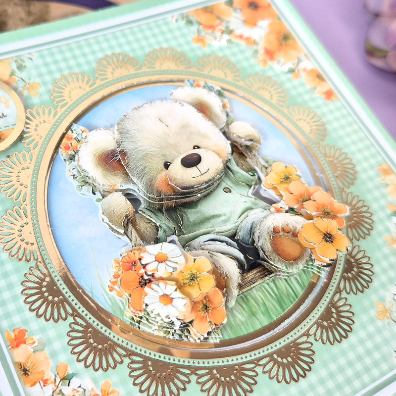 Delightful Bears Decoupage Card Kit