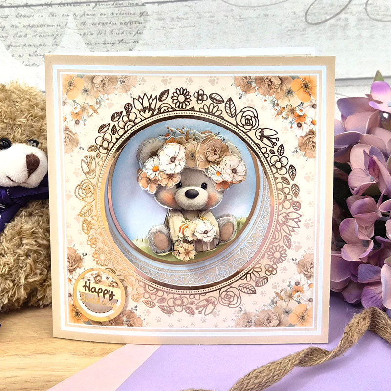 Delightful Bears Decoupage Card Kit