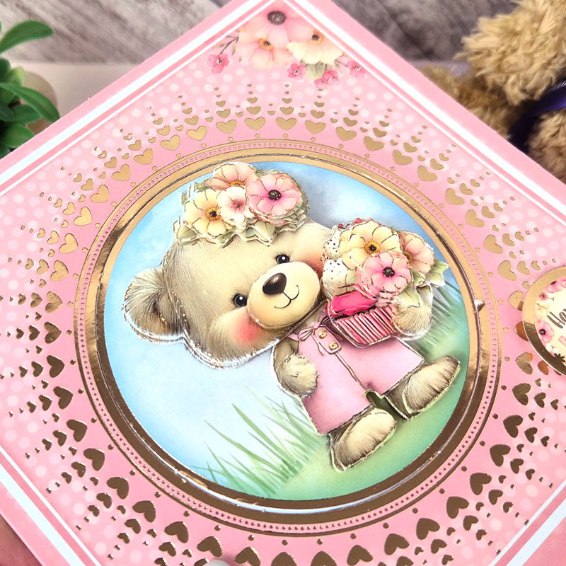Delightful Bears Decoupage Card Kit