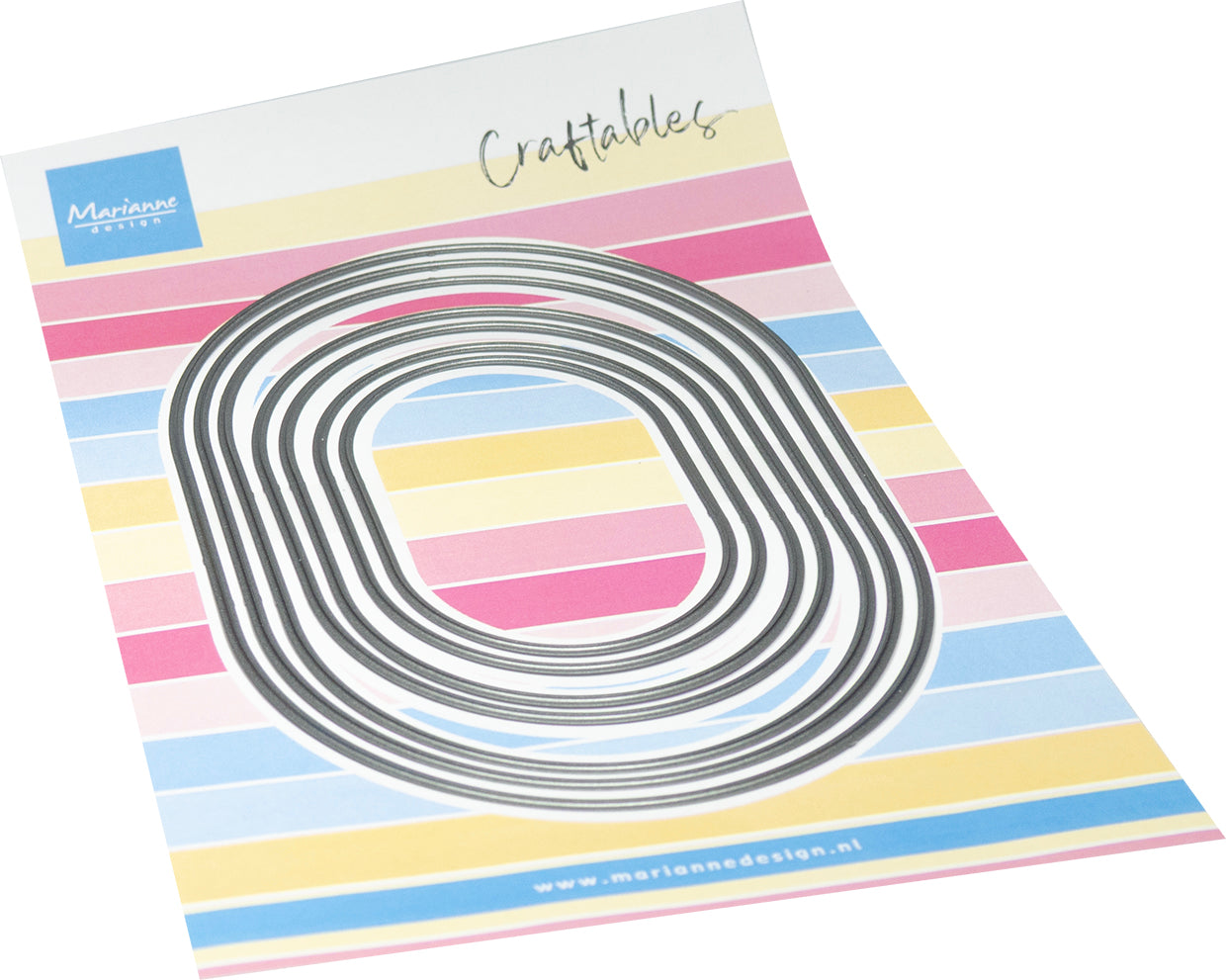 Marianne Design Craftables Die - Basic Dies - Oval Rectangle