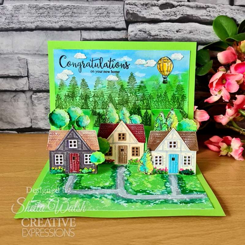 Creative Expressions Sue Wilson Miniature Village Bluebell Cottage Craft Die