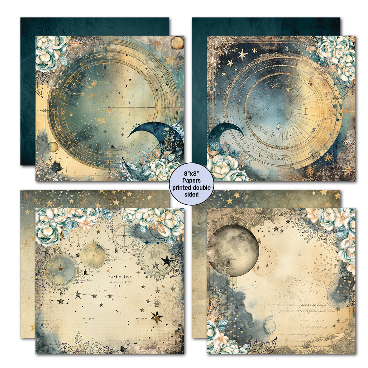 3Quarter Designs Celestial Skies 8x8 Paper Pack