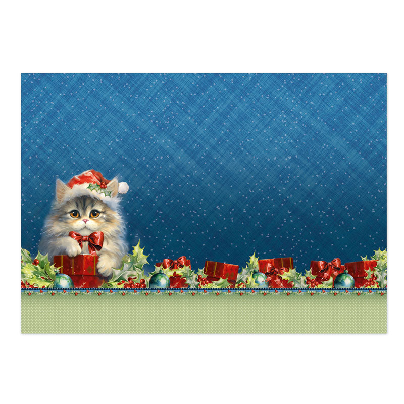 Feline Festive Luxury Topper Set