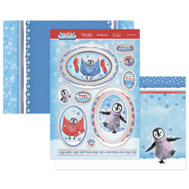 Penguin Party Luxury Topper Set