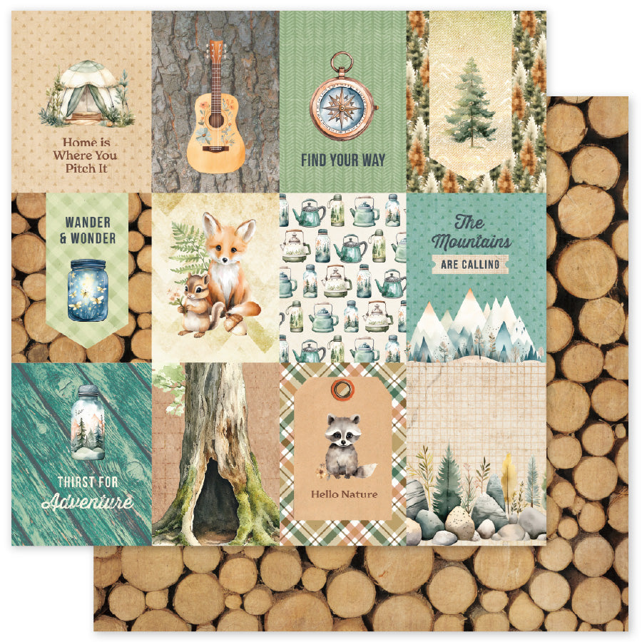Campfire Tales E 12x12 Paper (12 pc Bulk Pack)  36748