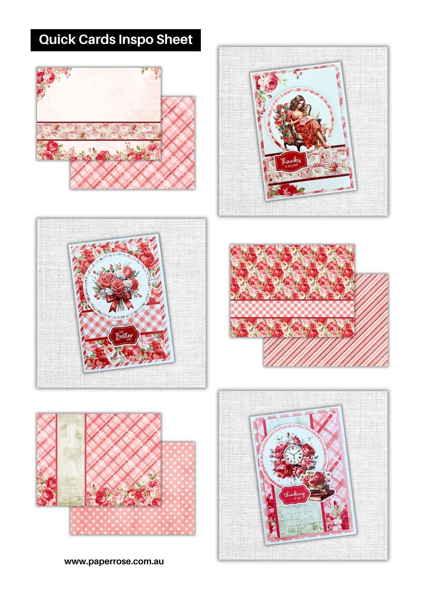 Candy Kisses 6x8" Quick Cards Collection 31671