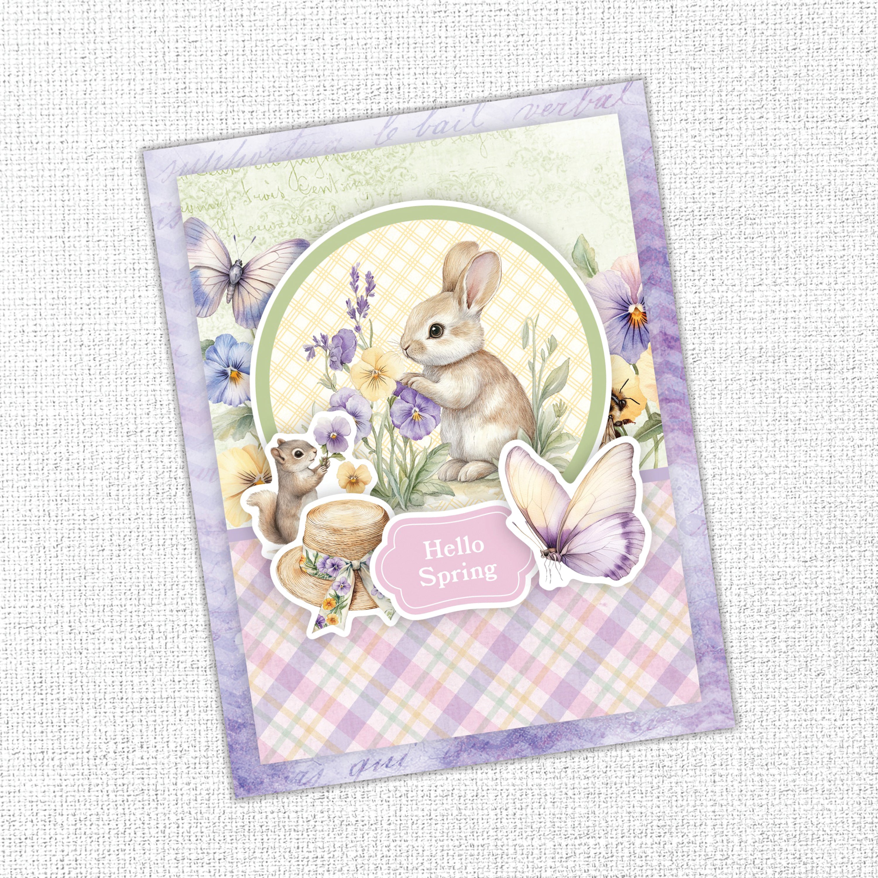 Petals & Pansies 6x8" Tags & Tickets Embossed Die Cuts 36424