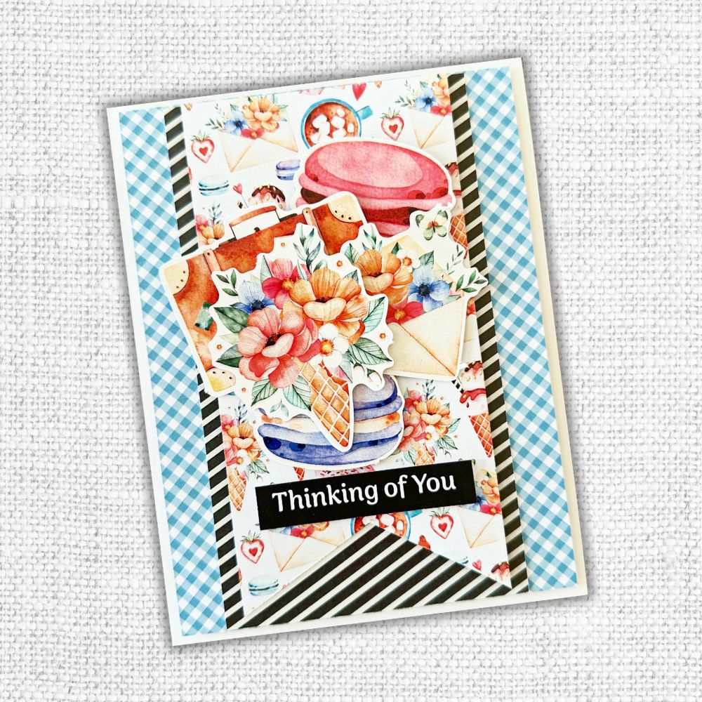 Coffee In Paris B 12x12 Paper (12pc Bulk Pack) 32310