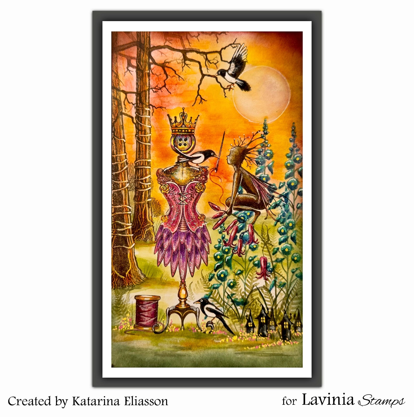Lavinia Stamps - Reels & Needle Stamp