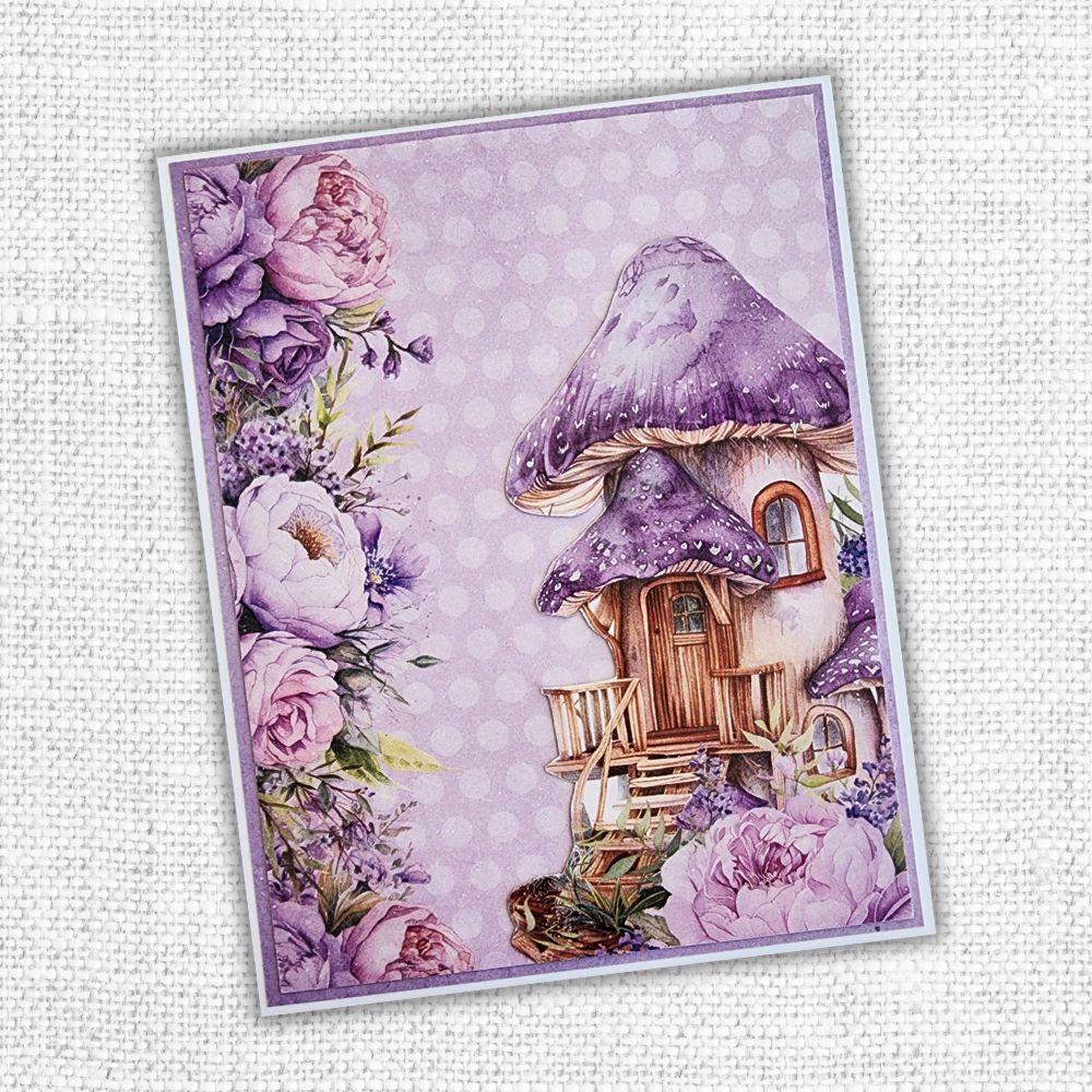 Lavender & Fairies Ephemera Embossed Die Cuts 33528