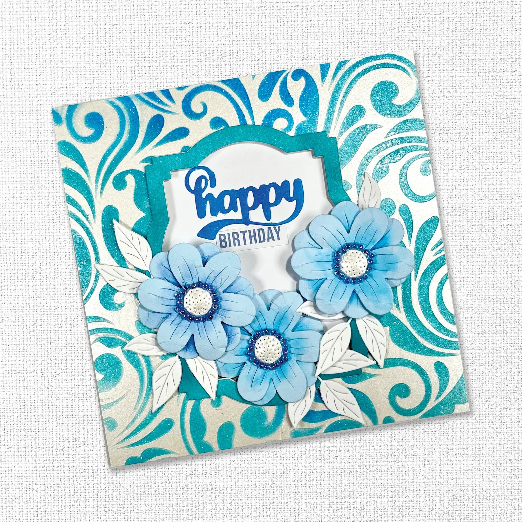 Aimee Etched Flower Metal Cutting Dies 30003