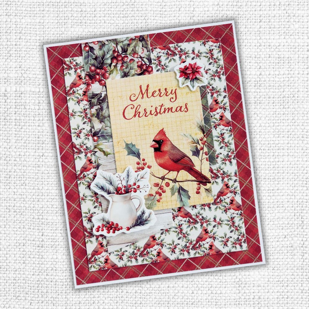 Christmas Tree Farm Papercuts Cardmaking Kit 35439