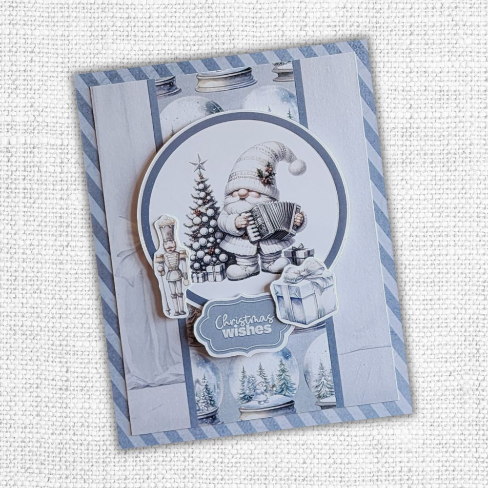 White Christmas 6x8" Die Cuts & Sentiments 32937