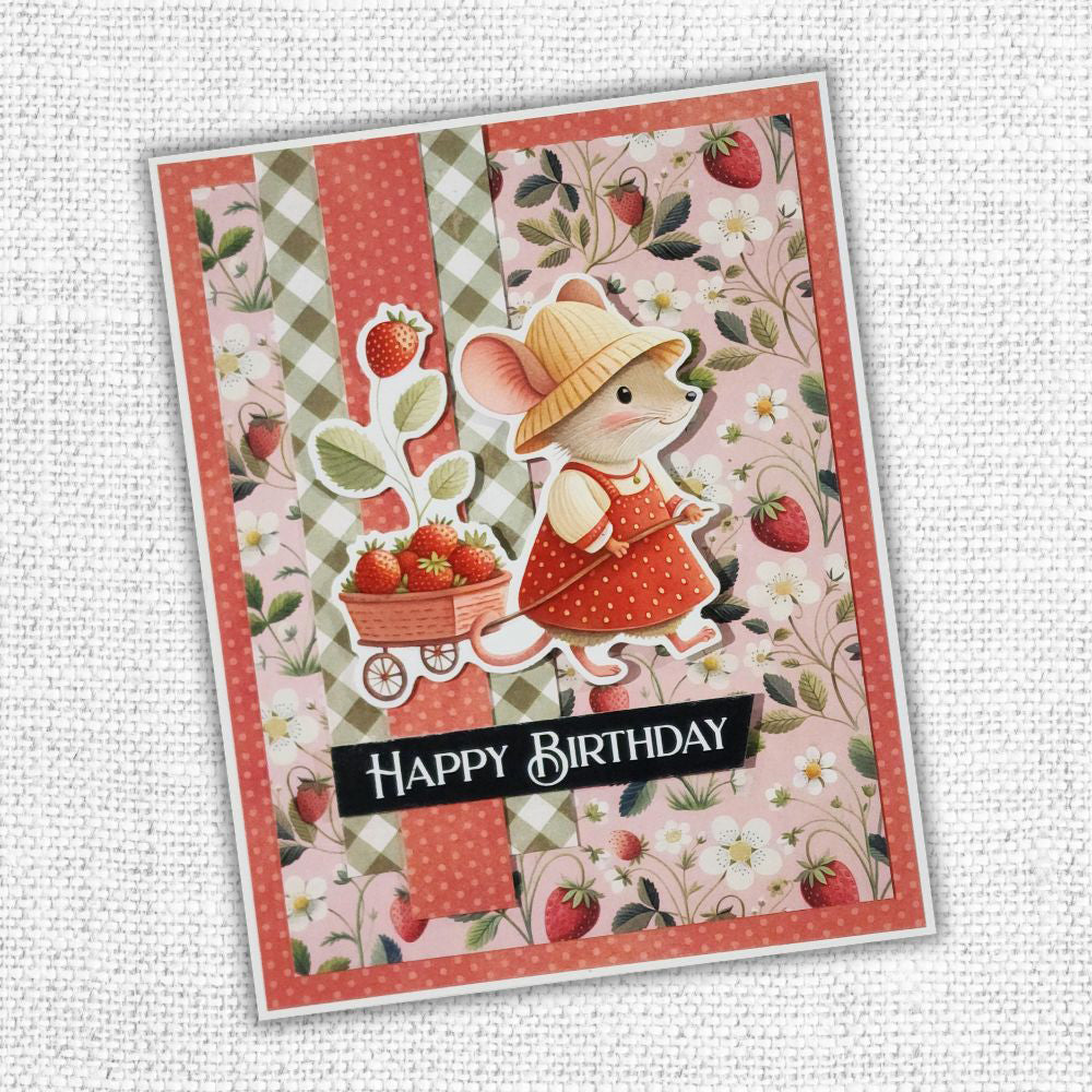 Strawberry Friends Papercuts Cardmaking Kit 34920
