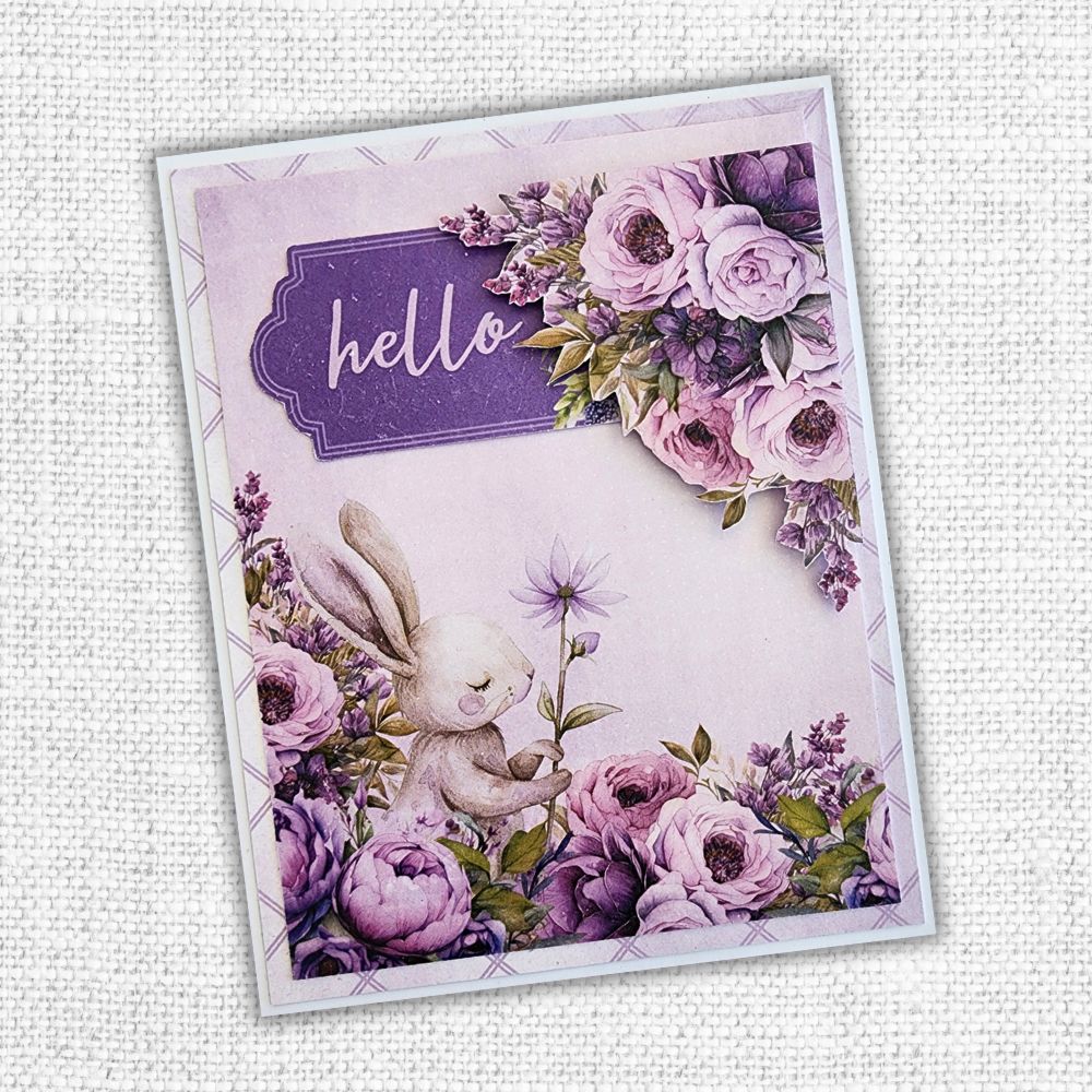 Lavender & Fairies Ephemera Embossed Die Cuts 33528