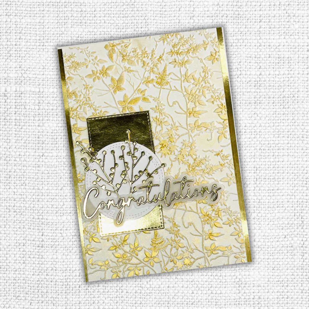 Leafy Garden 3D Embossing Folder 31506